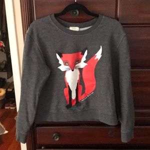 Kate spade fox sweatshirt size small